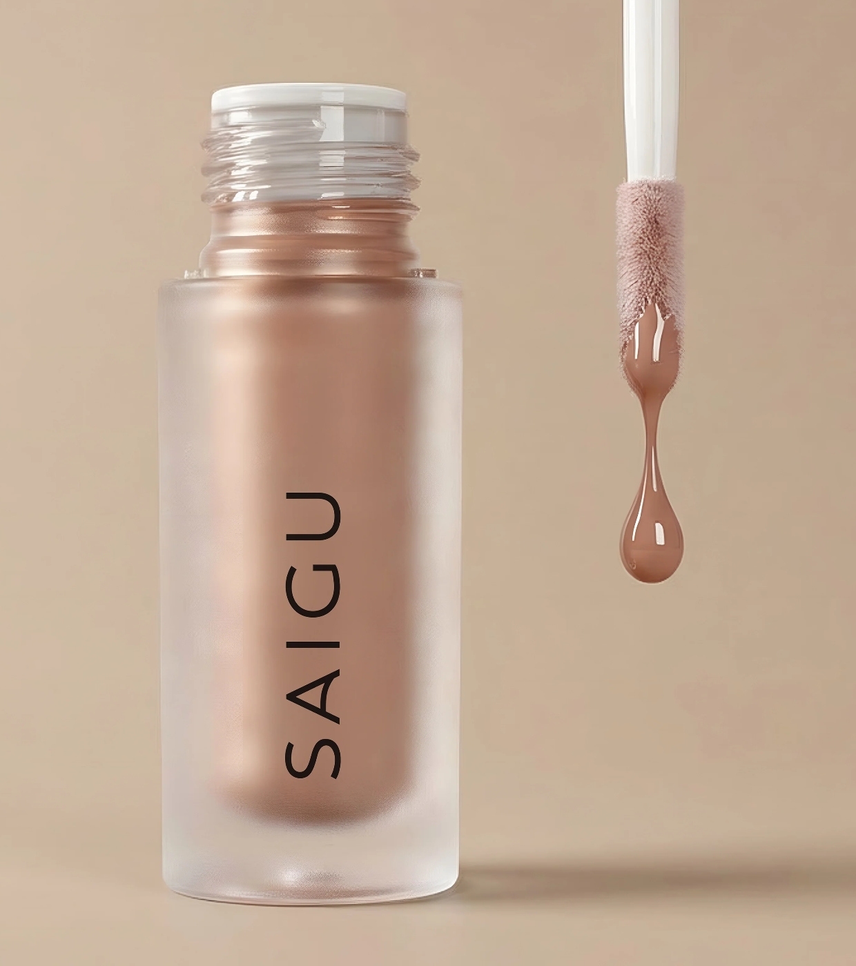 Saigu Cosmetics - Sombra Líquida One Touch Matte - Sand