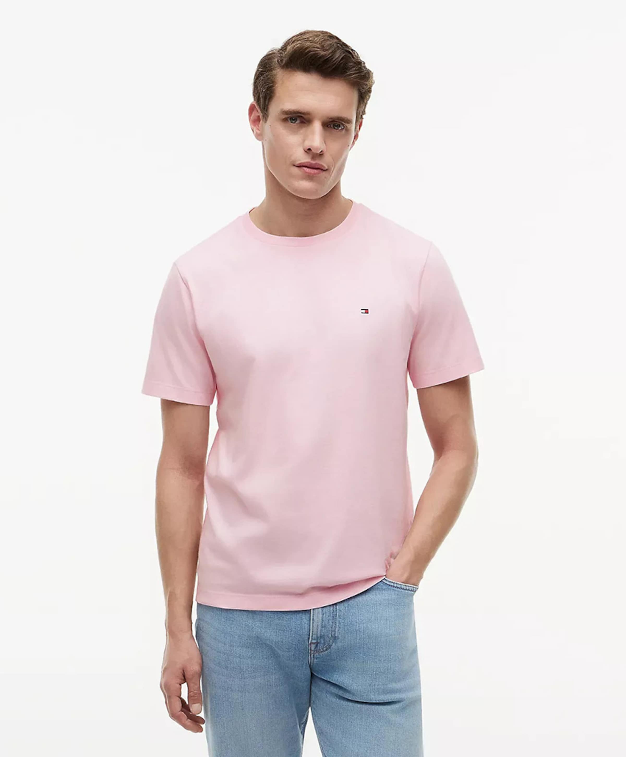 Tommy Hilfiger Heren T-shirt roze