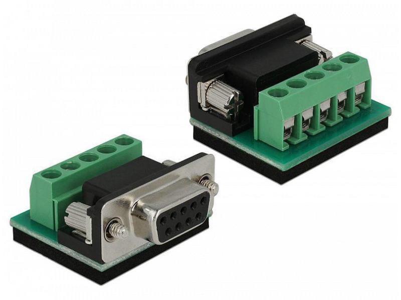 Delock Serial-Adapter 64055  USB-Typ-A zu RS-422/485 DB9 USB-A zu Seriell RS-422/485 Adapter