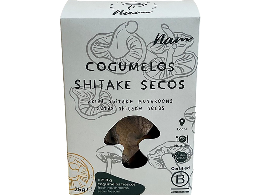 COGUMELOS SHITAKE NAM DESIDRATADOS 25G