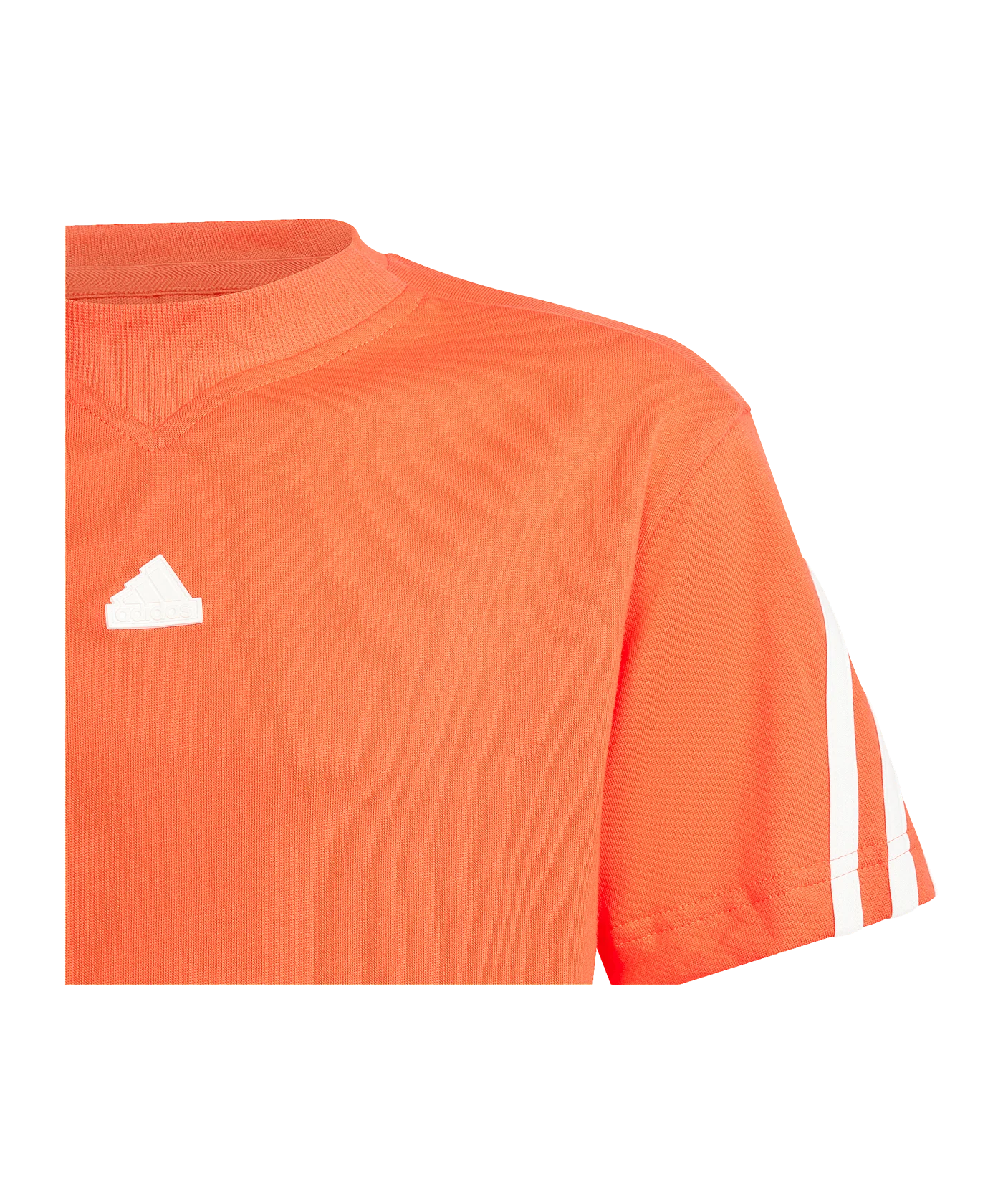 adidas Future Icons 3-Stripes T-Shirt Kids Rot