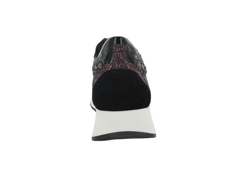 AQA Shoes A8615 Zwart combinatie