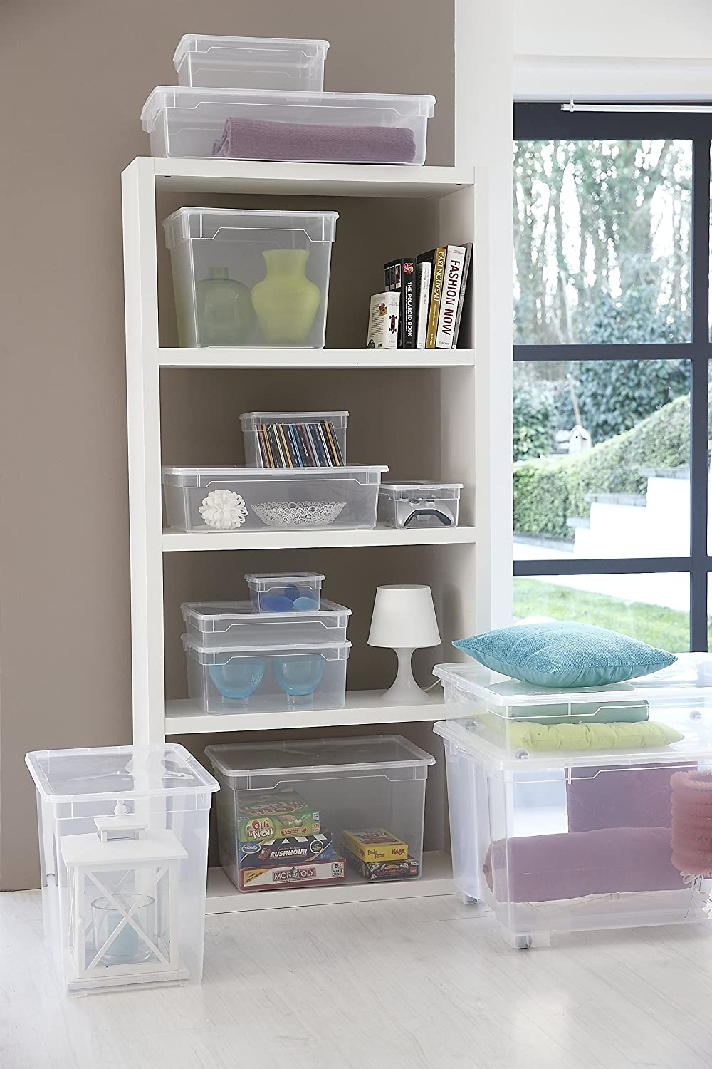 (9l) CLEAR Shirt Clearbox Organizer Aufbewahrungs Behälter (1744200096)