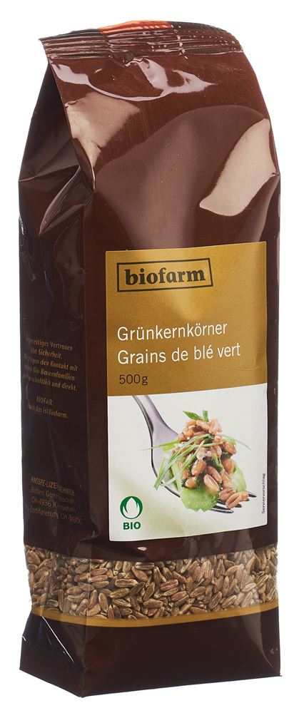 Biofarm Grünkern<br>500 g, Beutel, Knospe