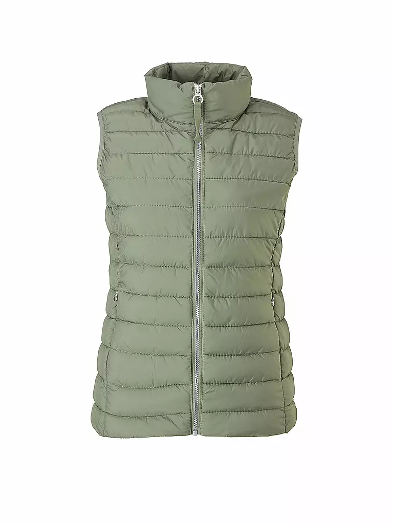 S.OLIVER Steppgilet olive