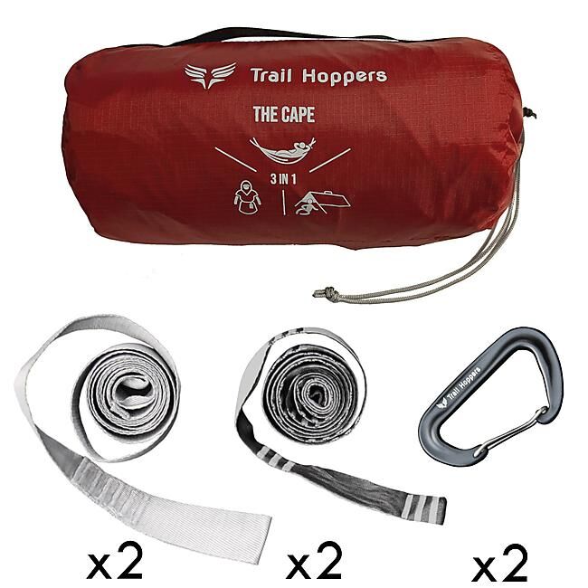 TRAIL HOPPERS - HAMAC TARP PONCHO LA CAPE 3 EN 1
