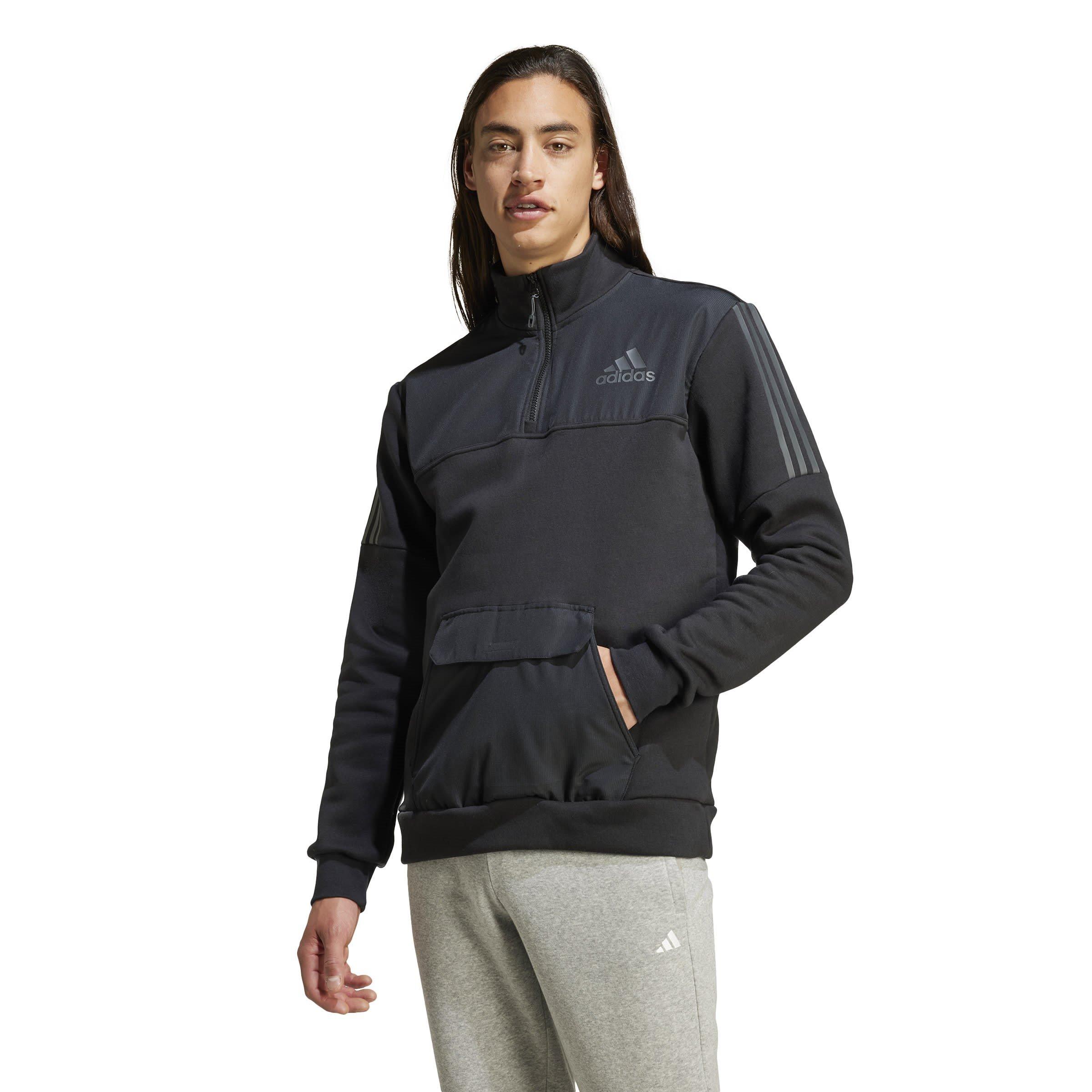 adidas Quarter Zip Tech Track Jacket Mens