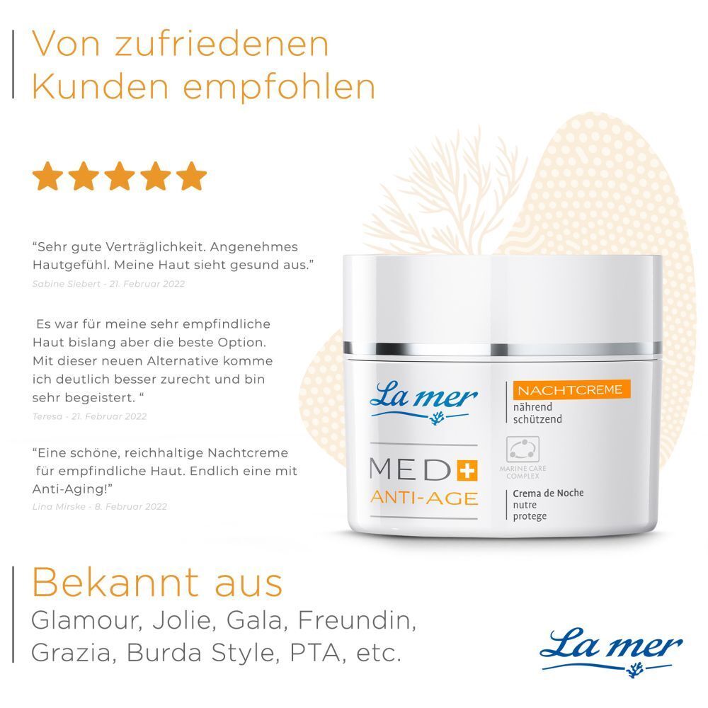 LA MER MED+ Anti-Age Nachtcreme