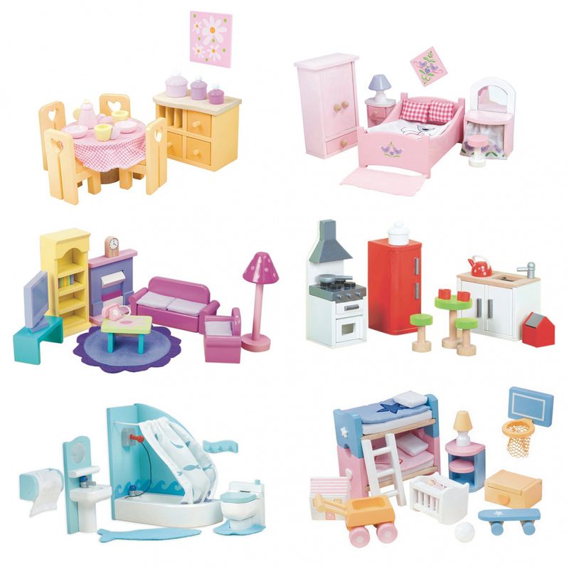 Le Toy Van Dukkehusmøbler i tre, Spisestue