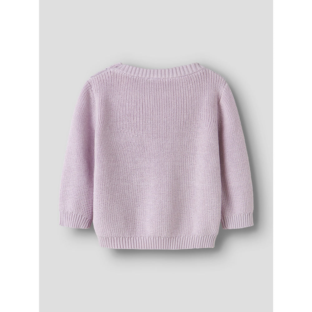 Køb Name It Lavender Fog Nbfdetummi Ls Strik