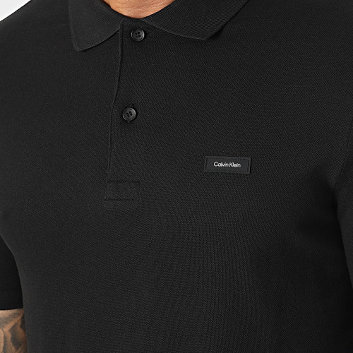 Polo Manches Courtes Stretch Pique Slim 1196 Noir
