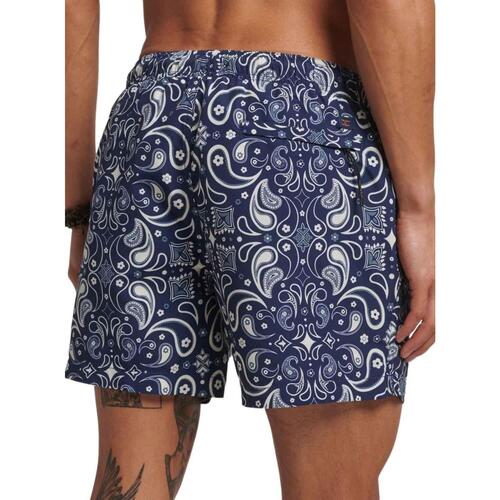 Superdry - STUDIOS SWIM SHORT Azul