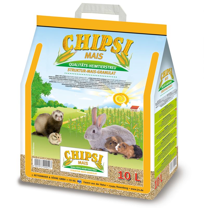 Litière de rafles de maïs Chipsi, rongeur & oiseau