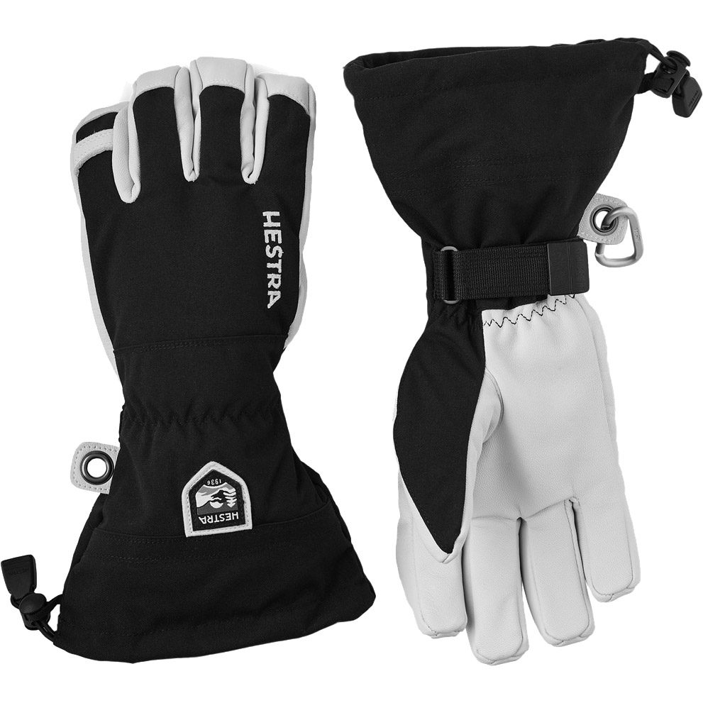 Hestra Army Leather Heli Skihandschuhe Herren schwarz