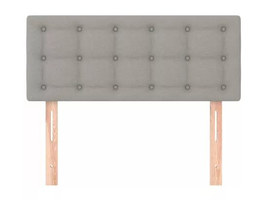 Tête de lit Gris clair 90x5x78/88 cm Tissu