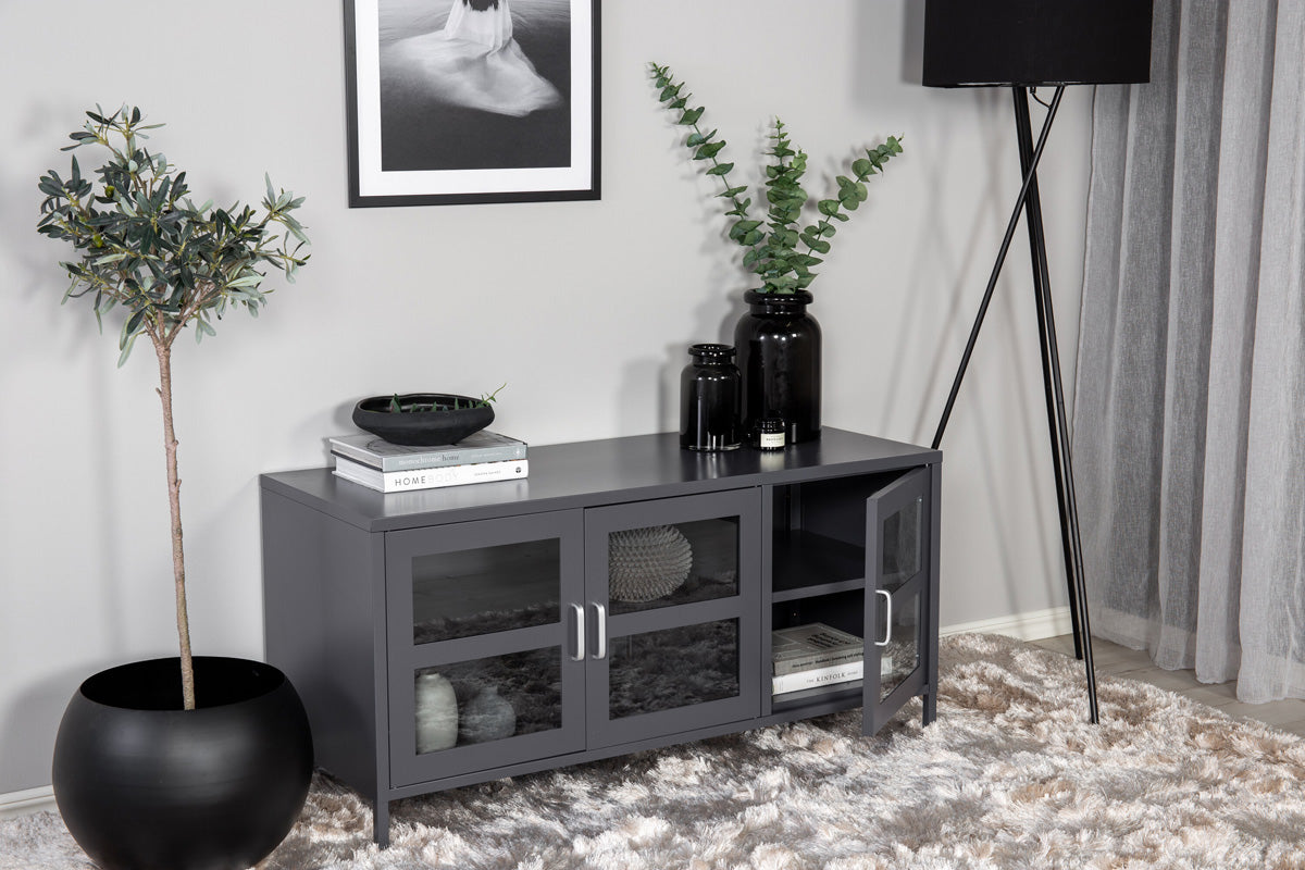 FjÃ´rd - Tv-meubel Grijs - 120cm - Acero