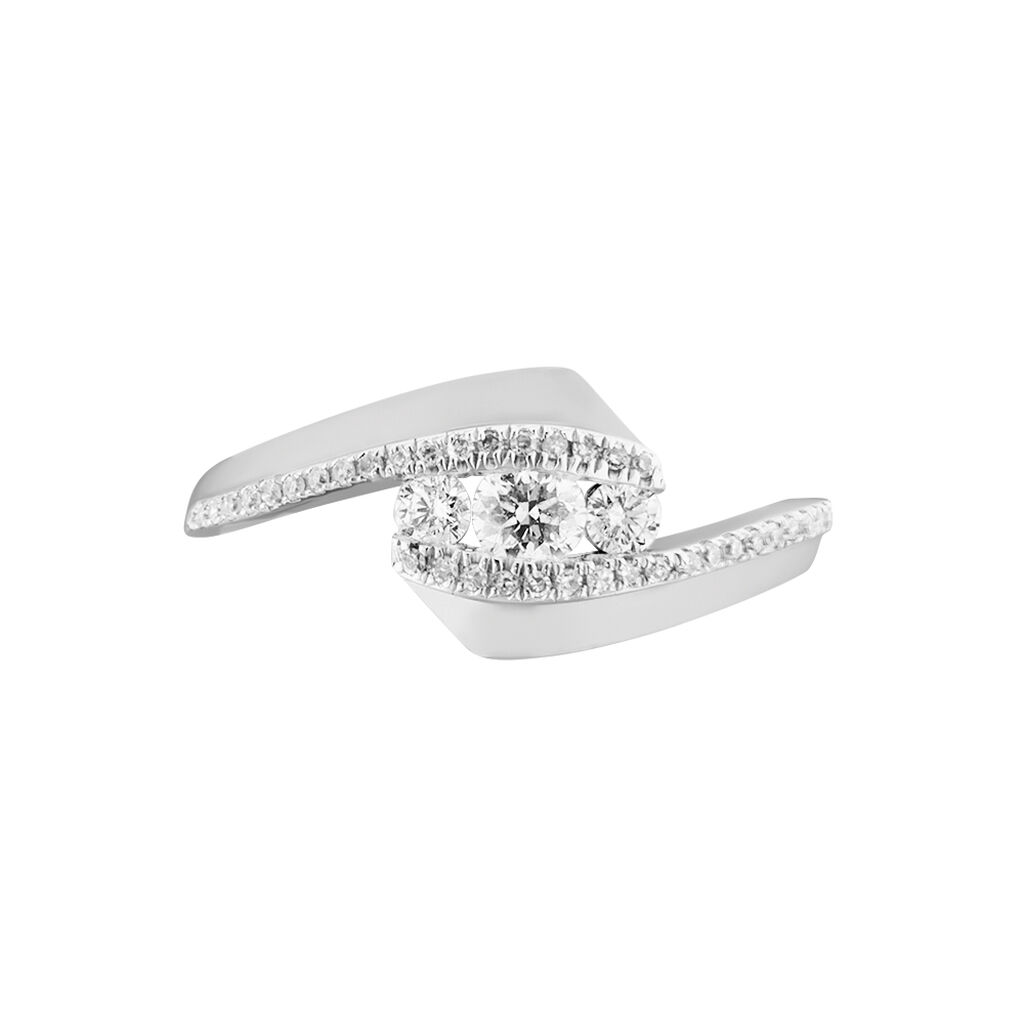 Bague Barbara Or Blanc Diamant