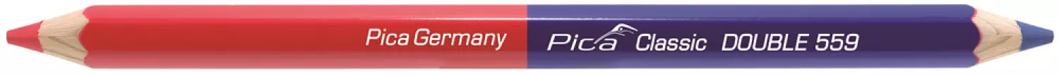 Pica PI559-50 Dubbel potlood - 175mm - Rood/Blauw (50st)