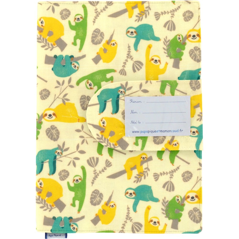 Protège Carnet De Santé Paresseux