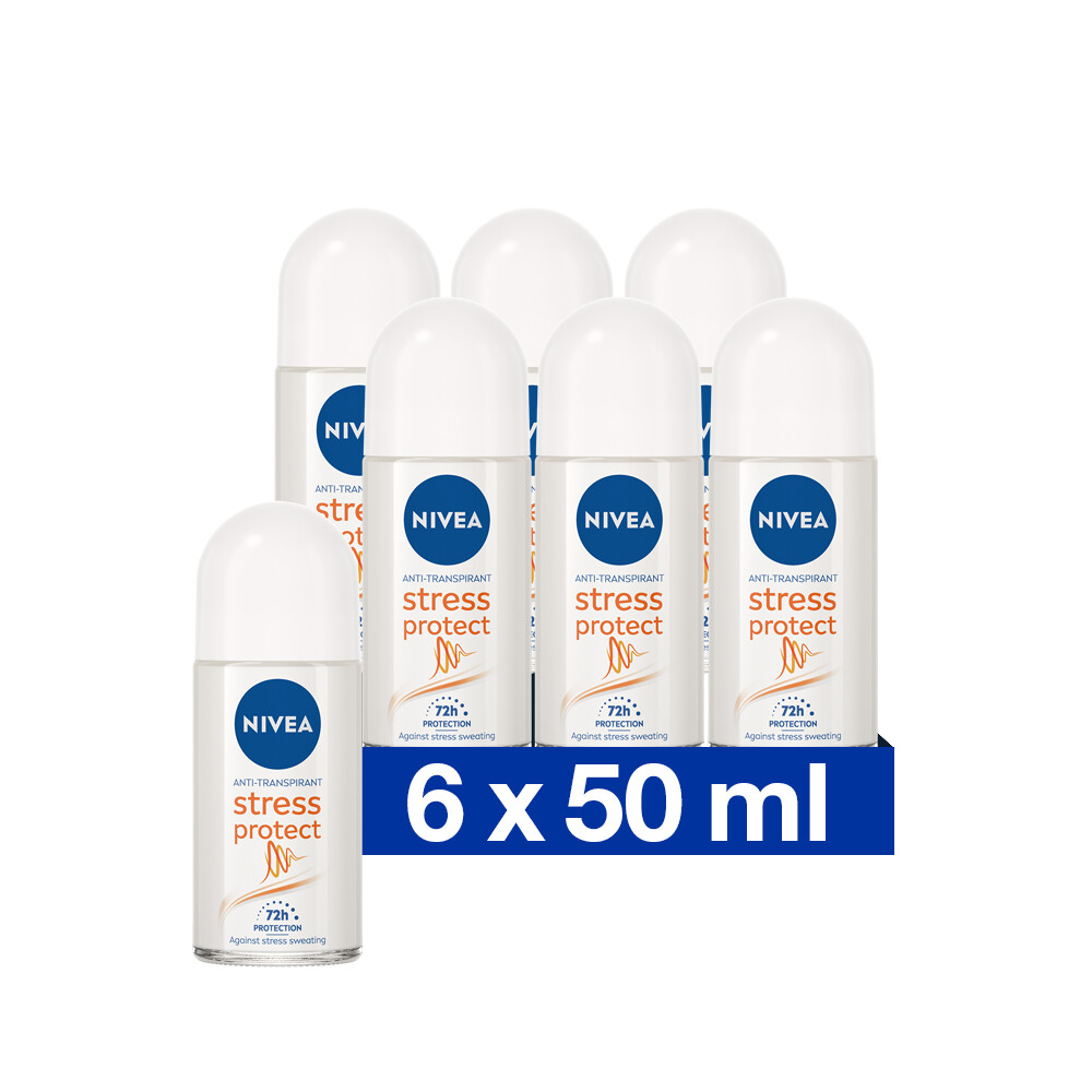 6x Nivea Deodorant Roller Stress Protect50 ml