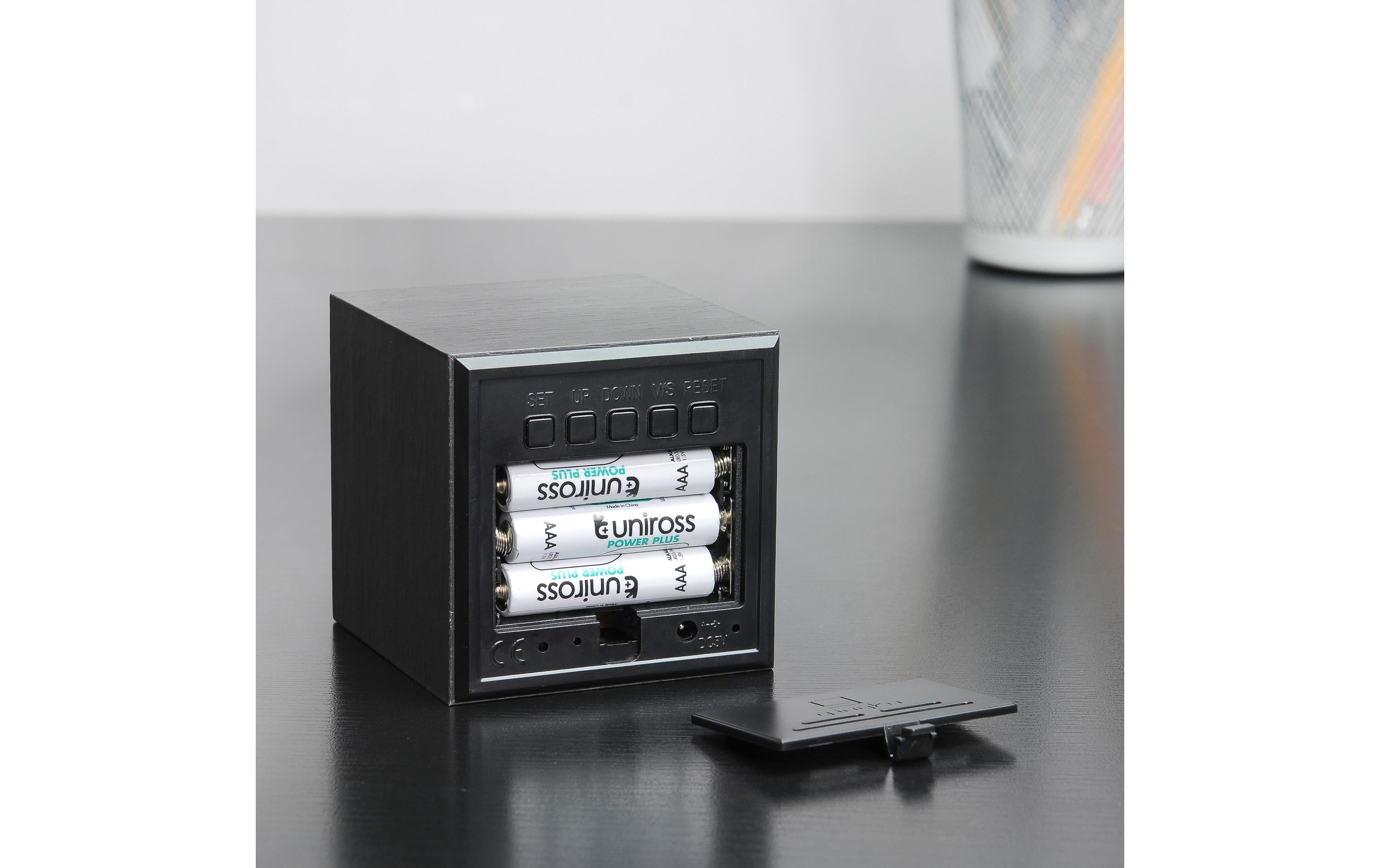Digitalwecker Cube Click Clock – WeckerDesignwecker mit LED Display