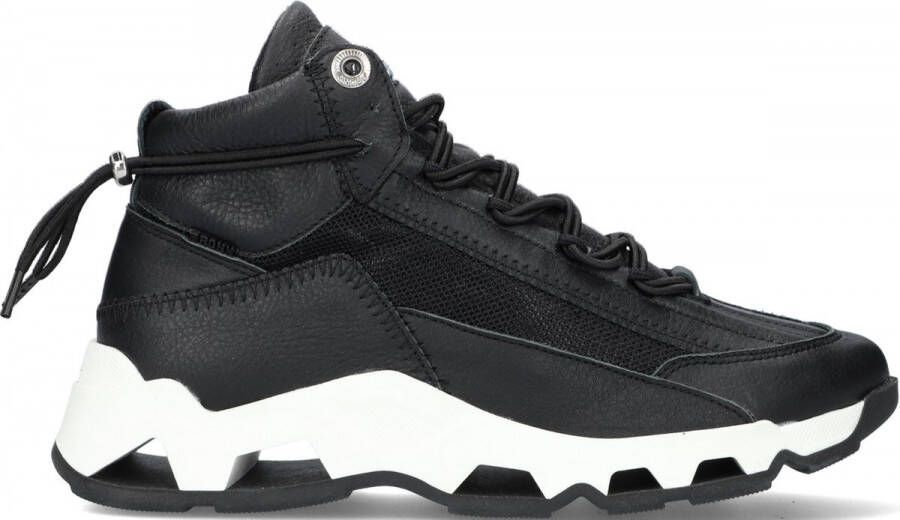 Bronx Epic 47410 Hoge sneakers Leren Sneaker Dames Zwart