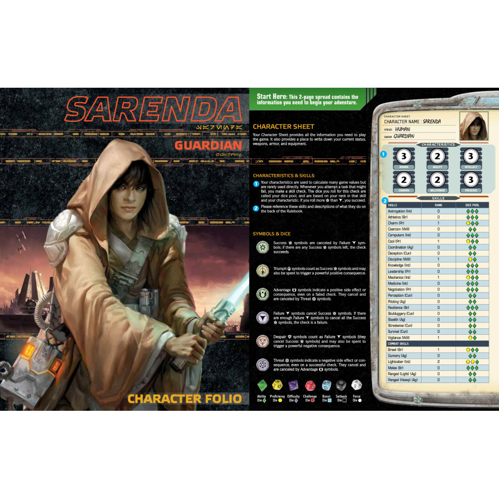 Star Wars: Force and Destiny - Beginner Game