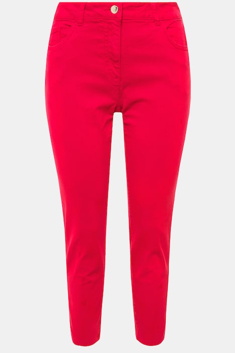 3/4-Jeans, Schlag, 5-Pocket