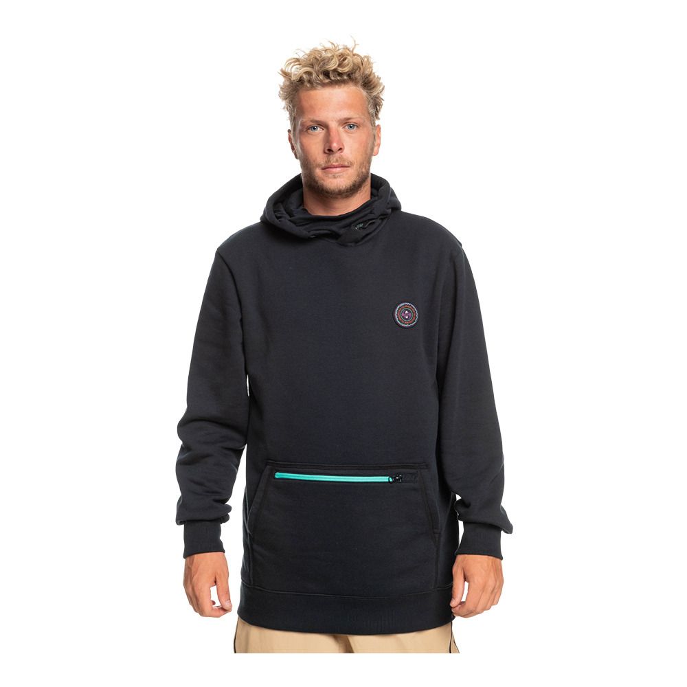 Quiksilver BIG LOGO TECH - Sweat Homme true black