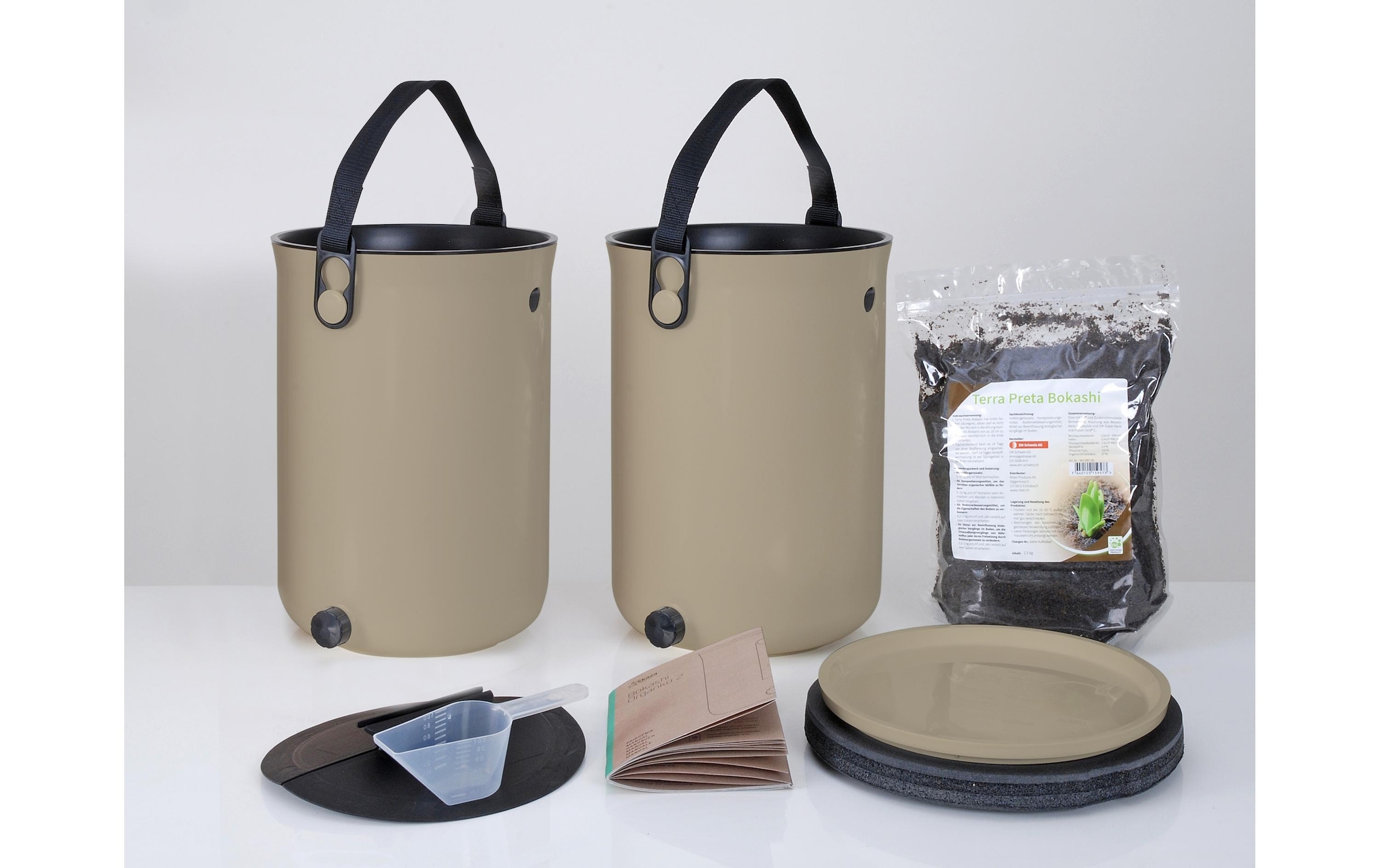 Komposter »Bokashi II 2-er Set Beige«