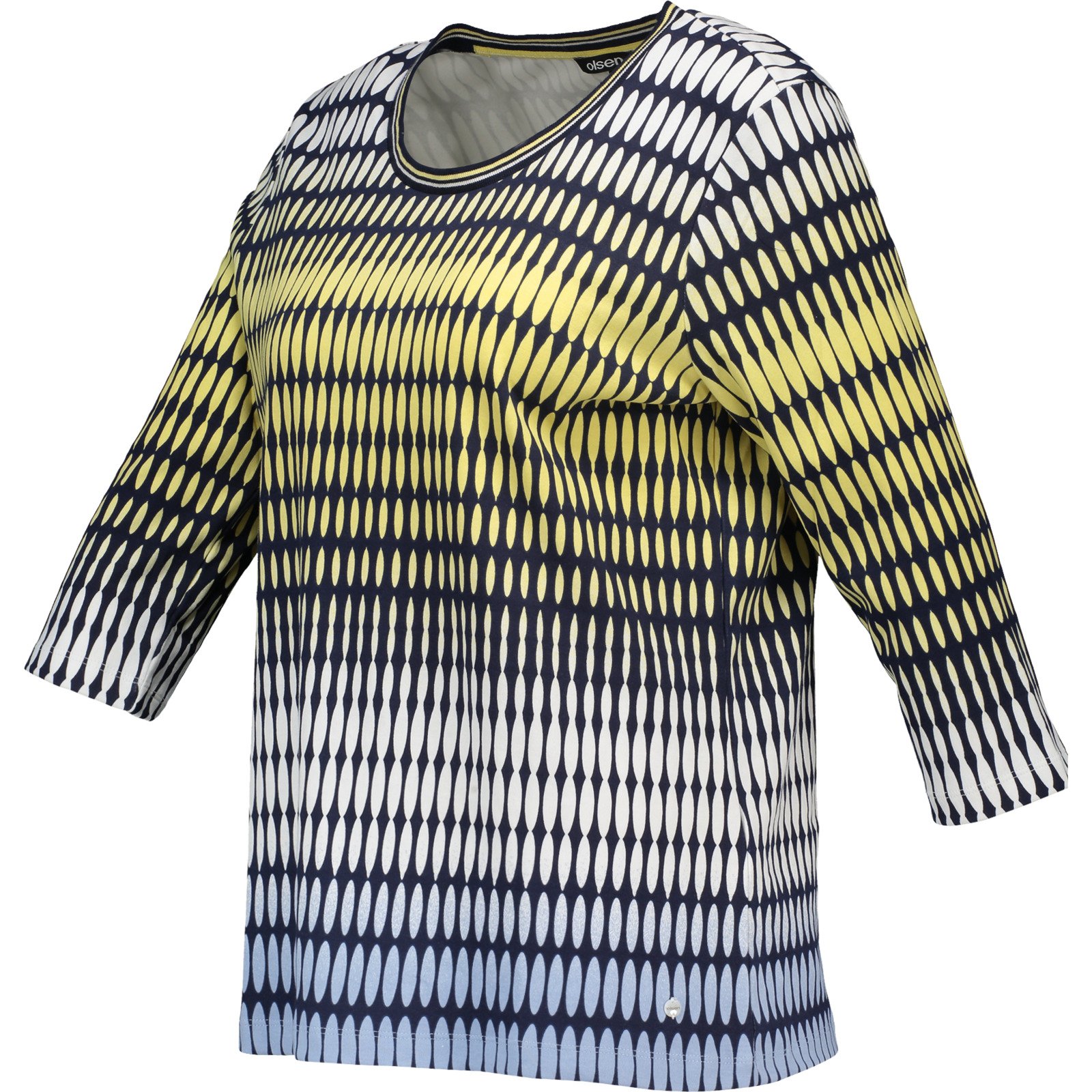 Olsen Damen-Langarmshirt, gestreift 38