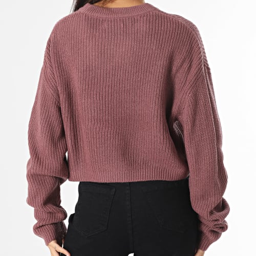 Pull Crop Femme Malavi Violet