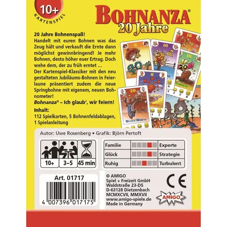 AMIGO Bohnanza 20 Jahre