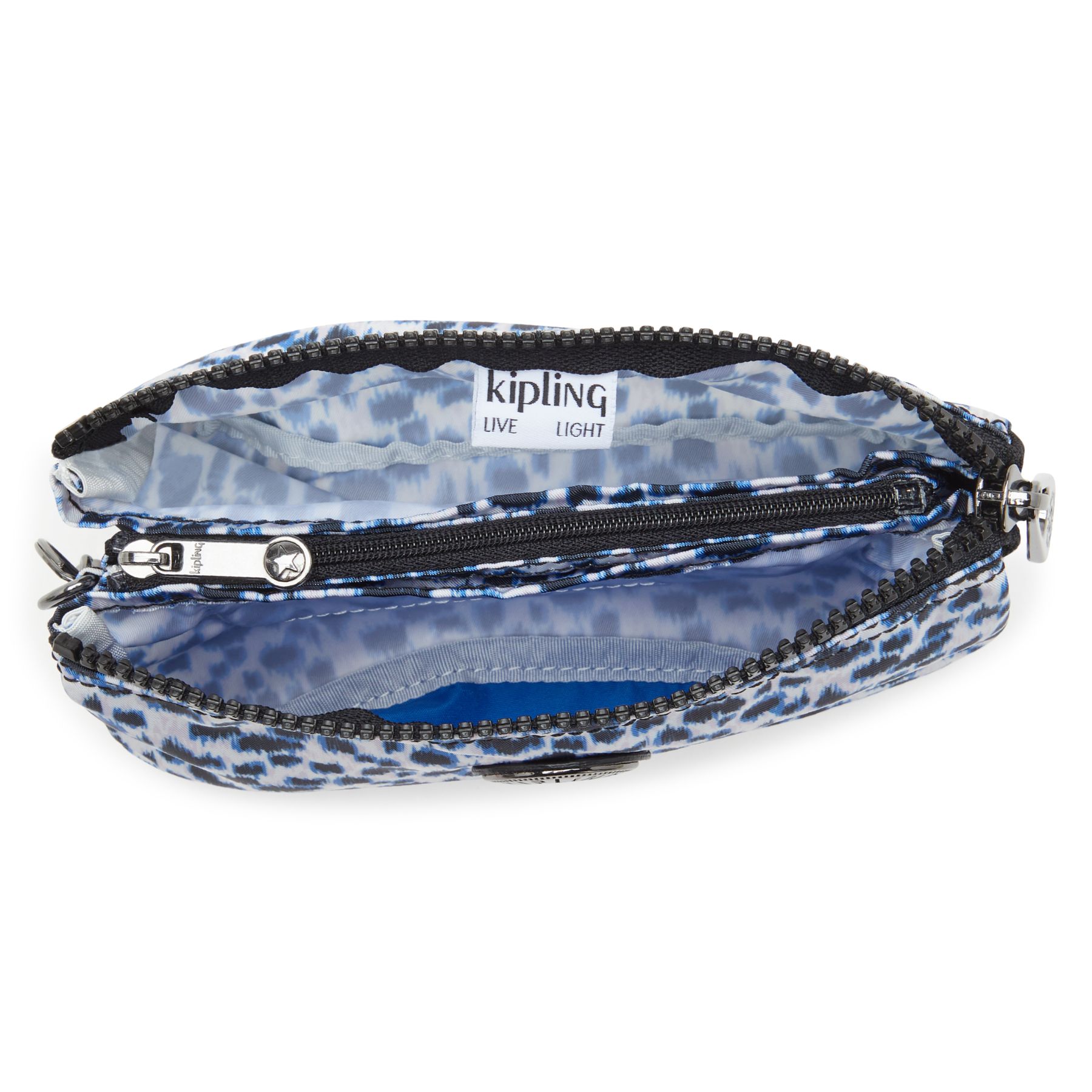 CREATIVITY L Grande pochette multi-usage avec 3 poches - Curious Leopard