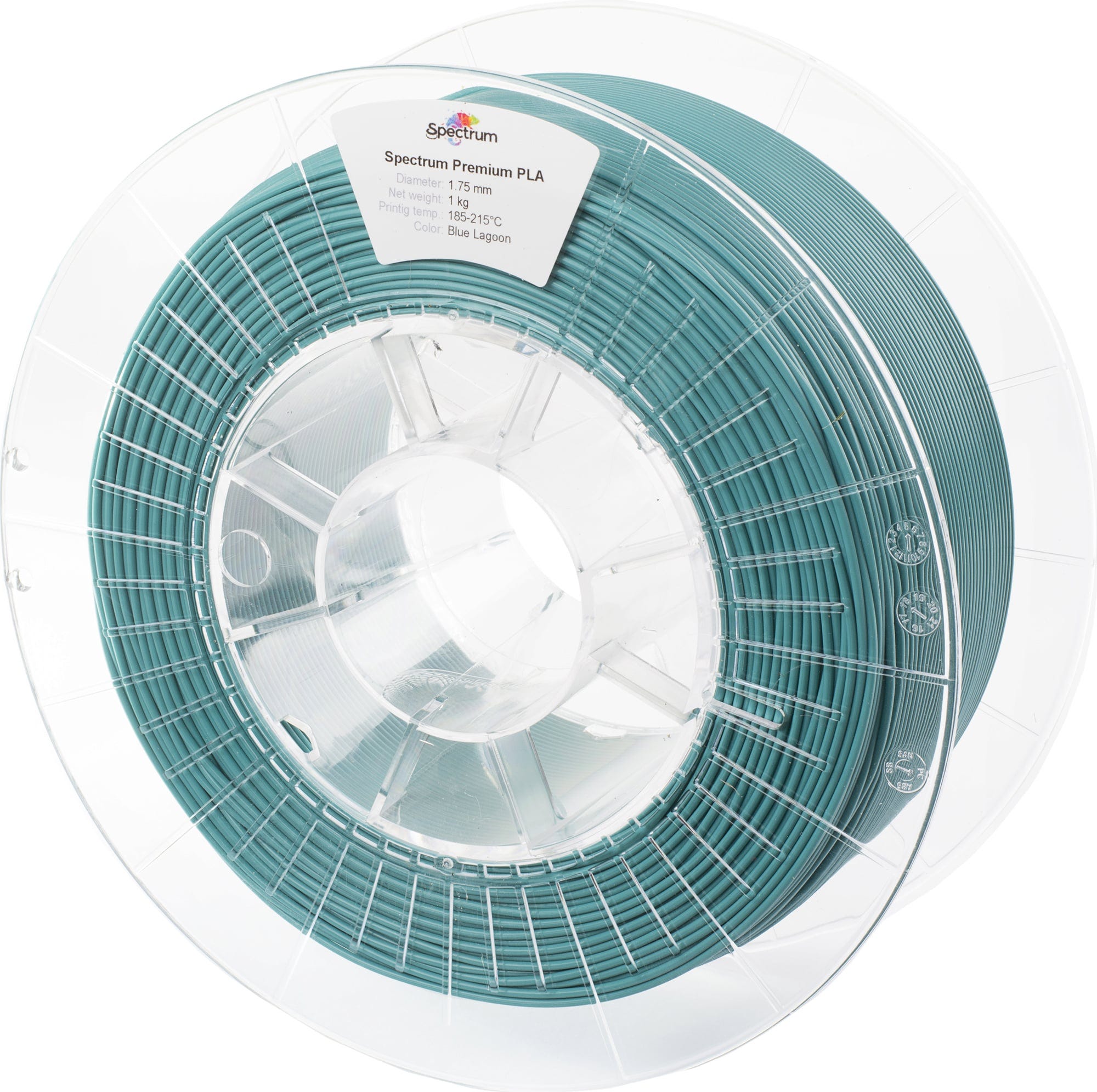 Spectrum  PLA Premium Blue Lagoon, 1,75 mm / 1000 g    Verzugsfreies PLA in guter Qualität