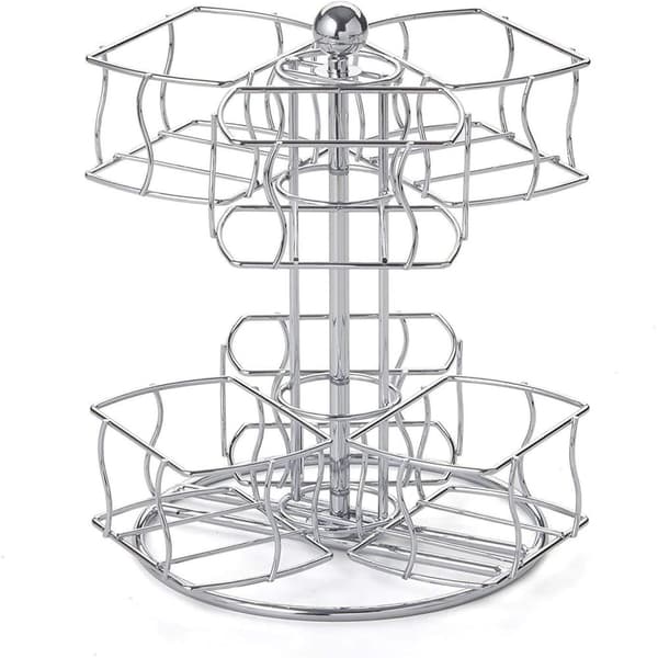INF Tepose Organizer, Kaffepose Spinning Carousel med 6 rom