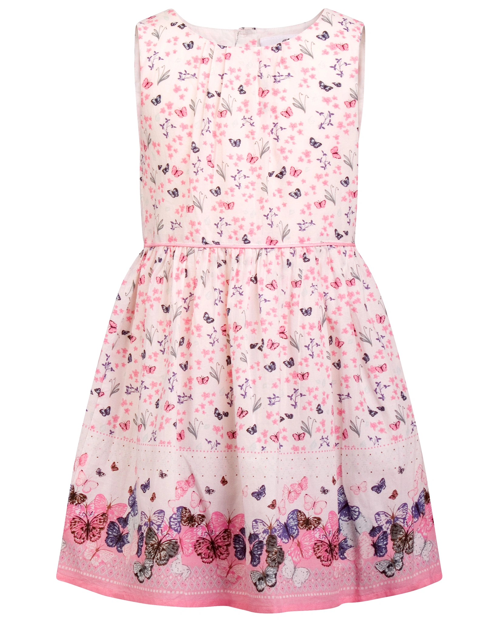 Kleid SCHMETTRLINGSWIESE ärmellos in candy pink