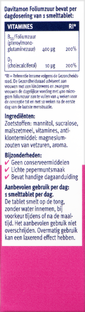 Davitamon Foliumzuur met Vitamine D3 Smelttabletten 84TB