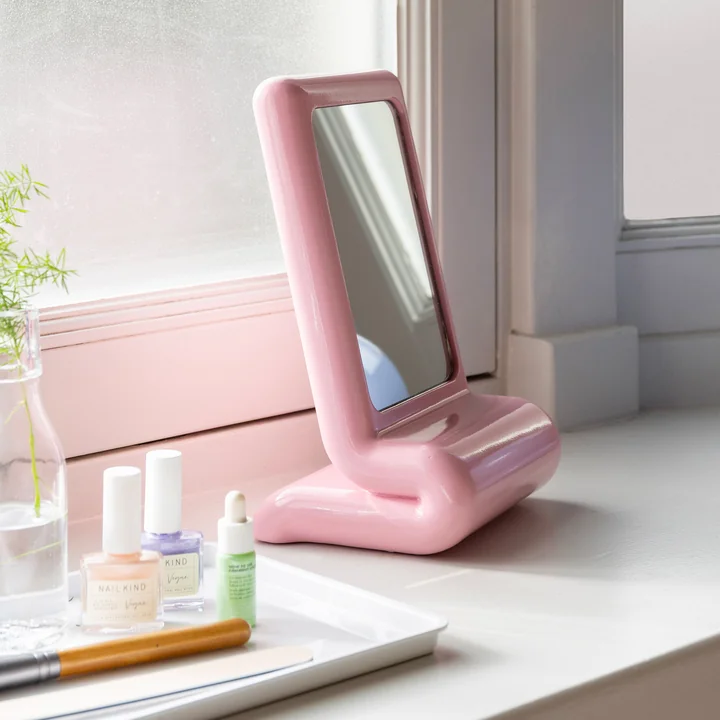 &klevering - Vanity Kosmetikspiegel, rosa