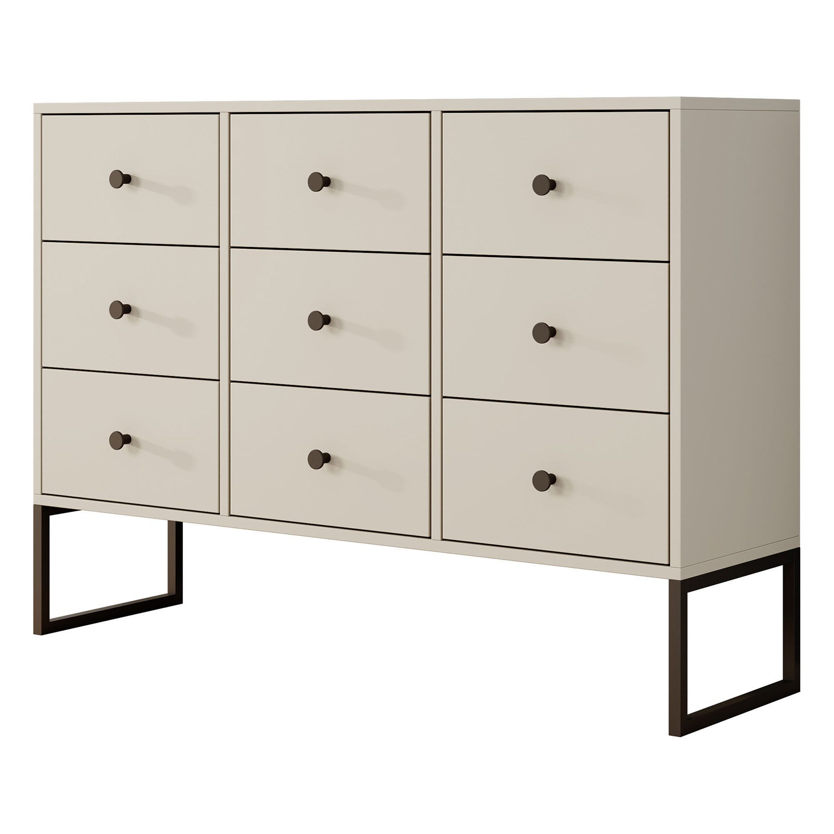 Lyndall - Ladekast - Beige - 115x33x82 cm