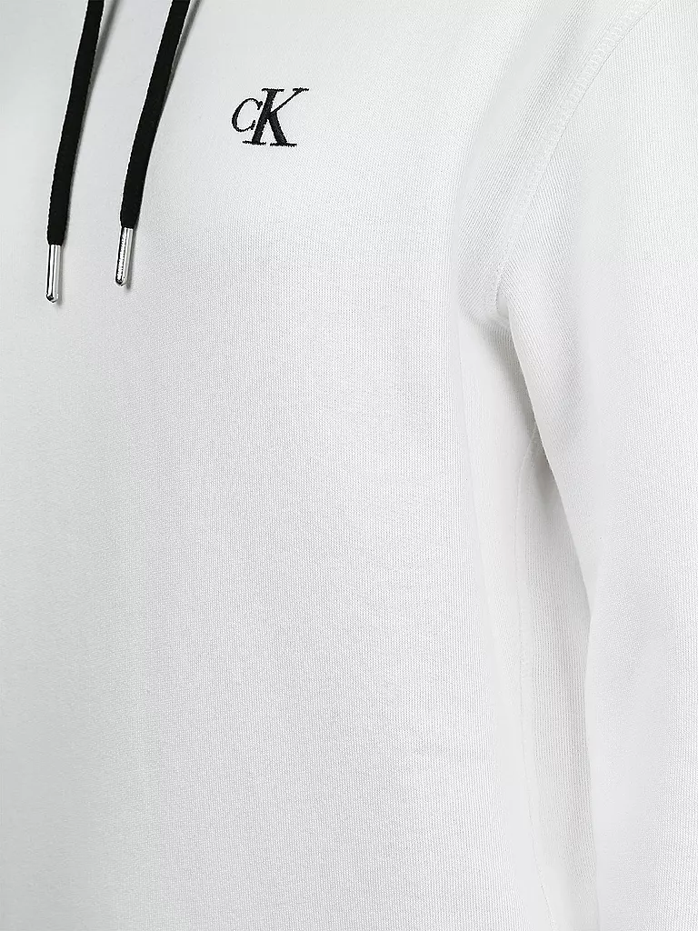 CALVIN KLEIN JEANS Kapuzensweater weiss