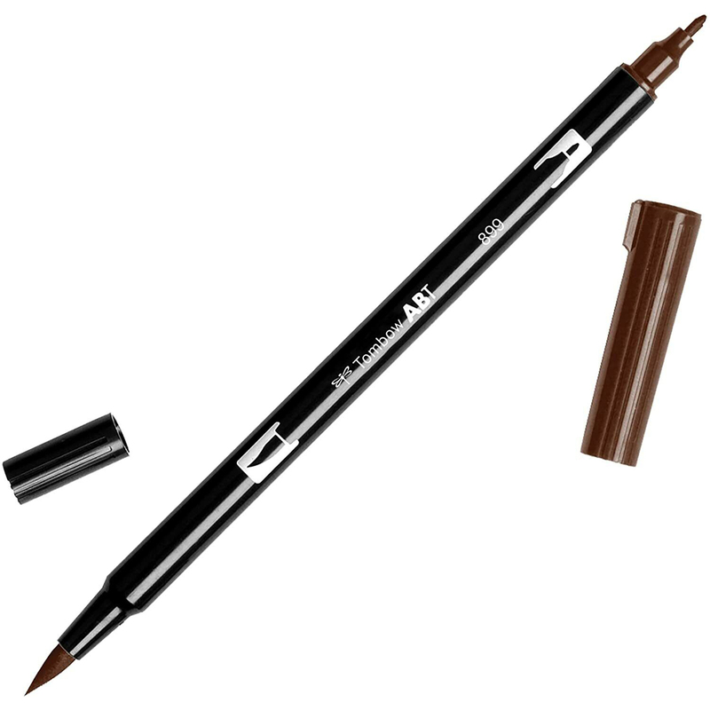 Tombow Pinselstift Dual Brush Pen ABT, 899 - redwood