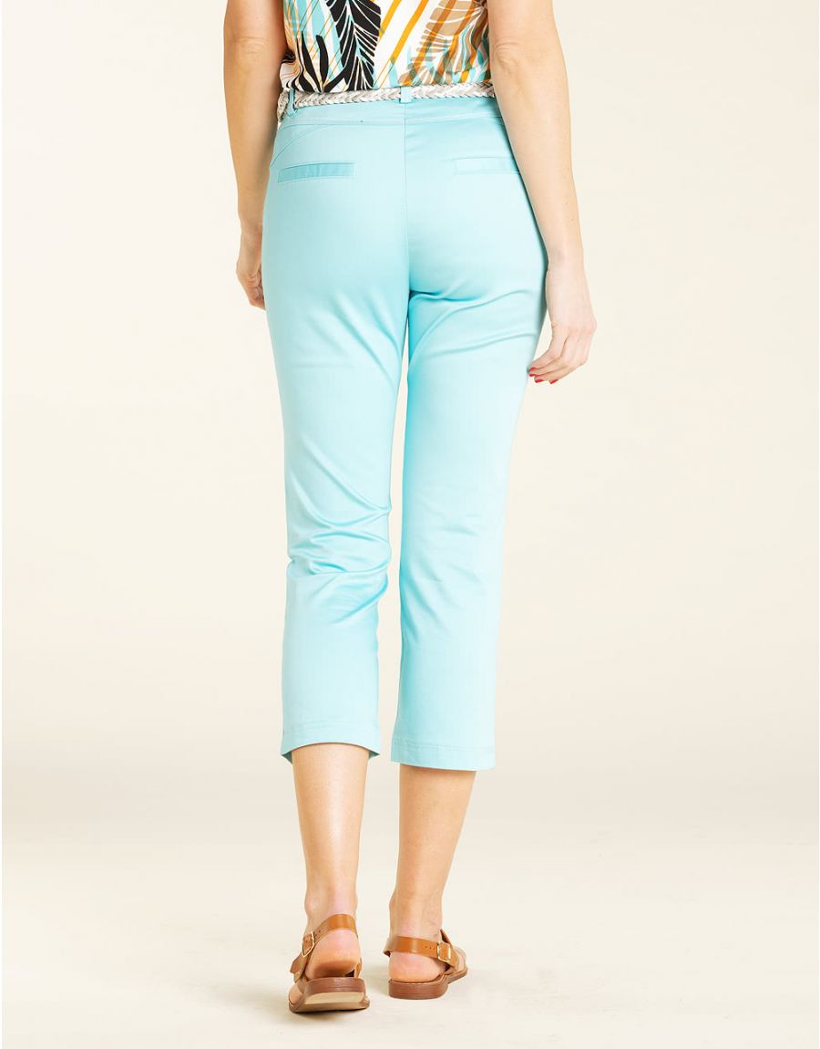 Pantacourt turquoise