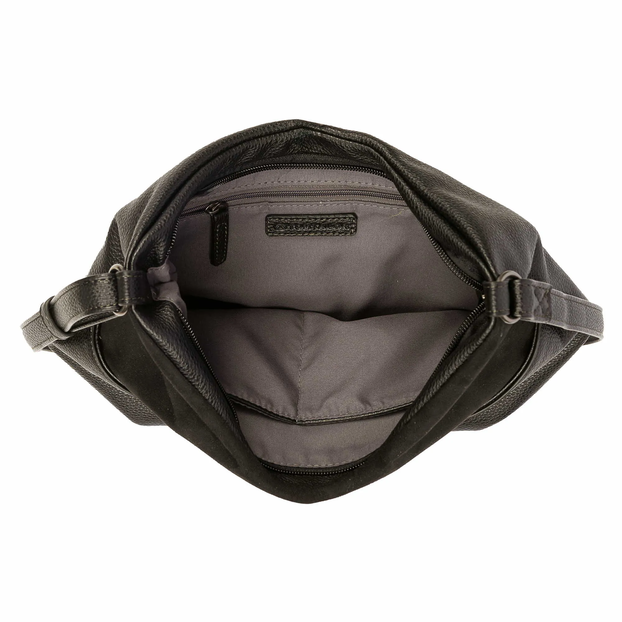 TOM TAILOR Beuteltasche Schwarz Lederimitat
