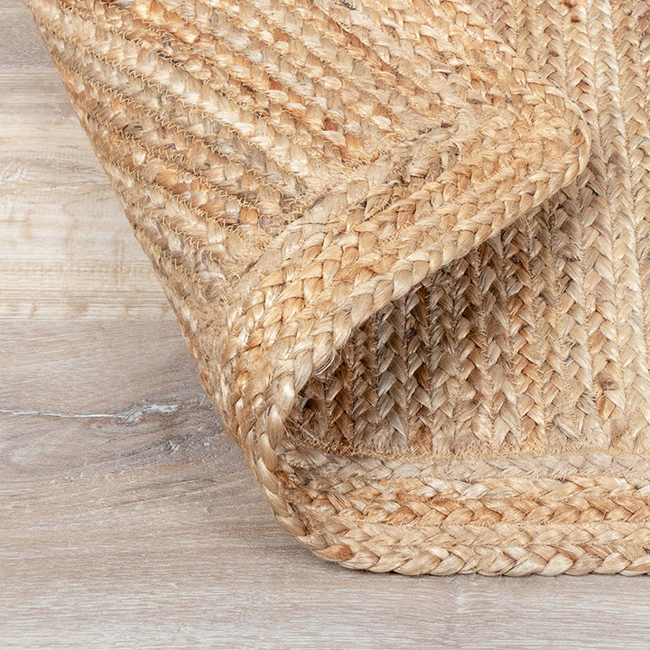 Jute vloerkleed - Fair vierkant Naturel | 100% natuurlijk