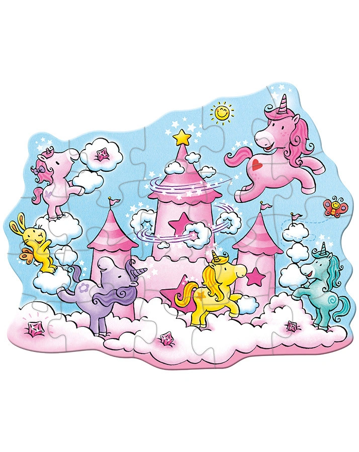 Puzzle EINHORN GLITZERGLÜCK – WOLKENPUZZELEI 20-teilig