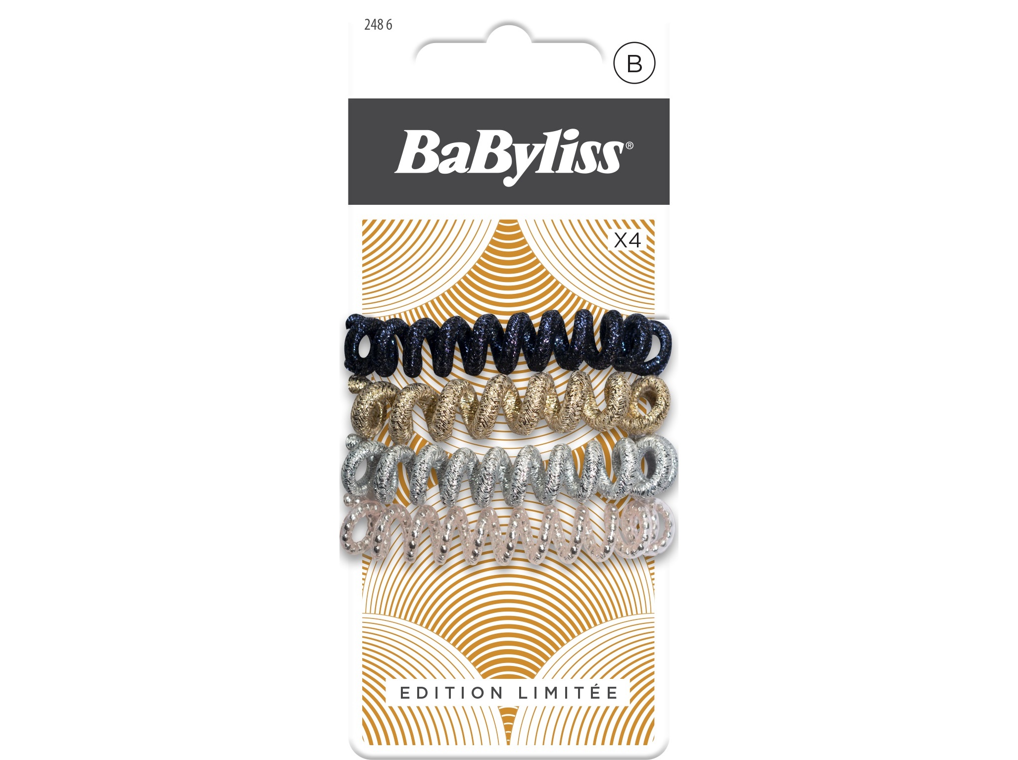 ELÁSTICO CABELO BABYLISS ESPIRAL WAVY 4UN