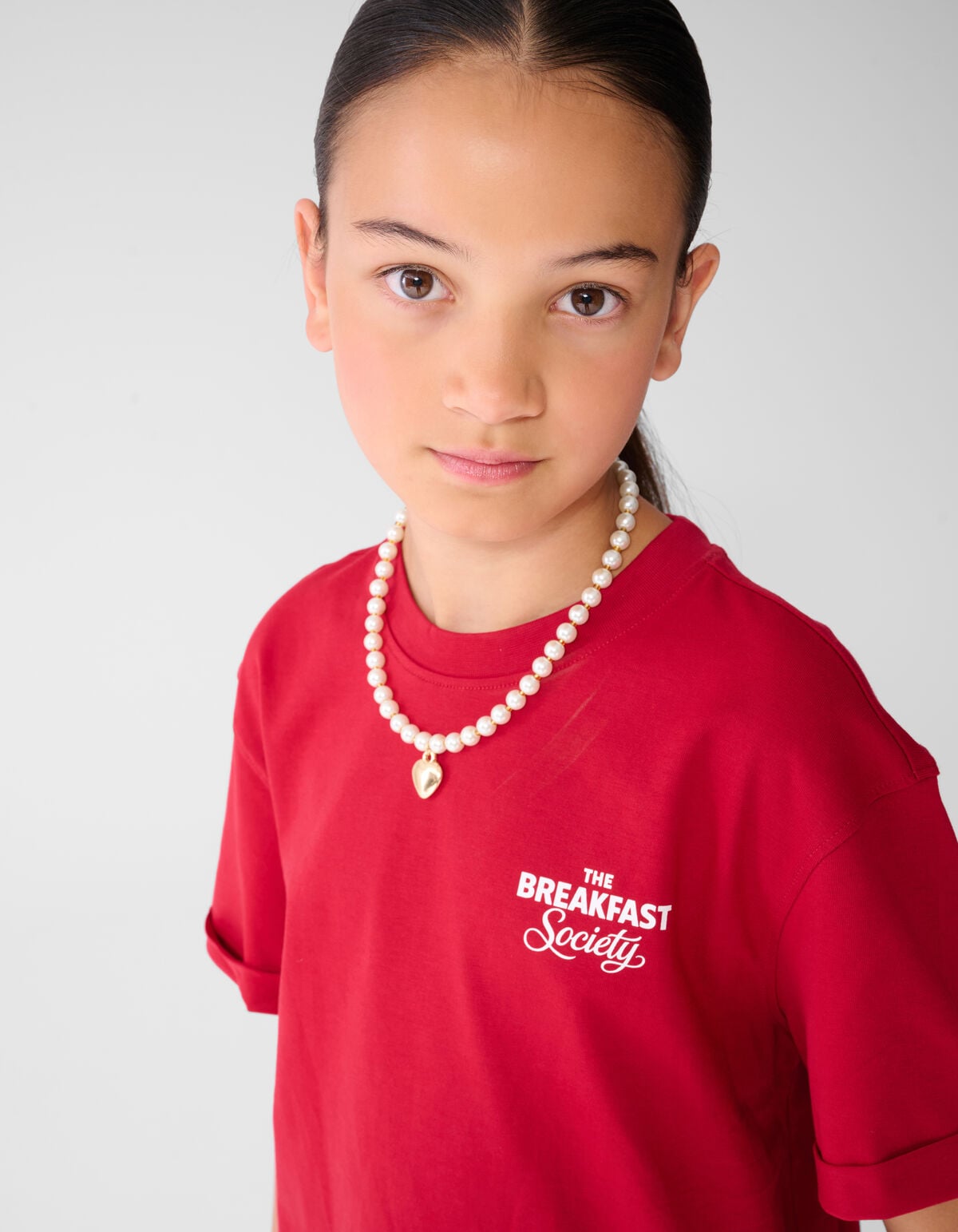 Pretzel Artwork T-shirt Rood