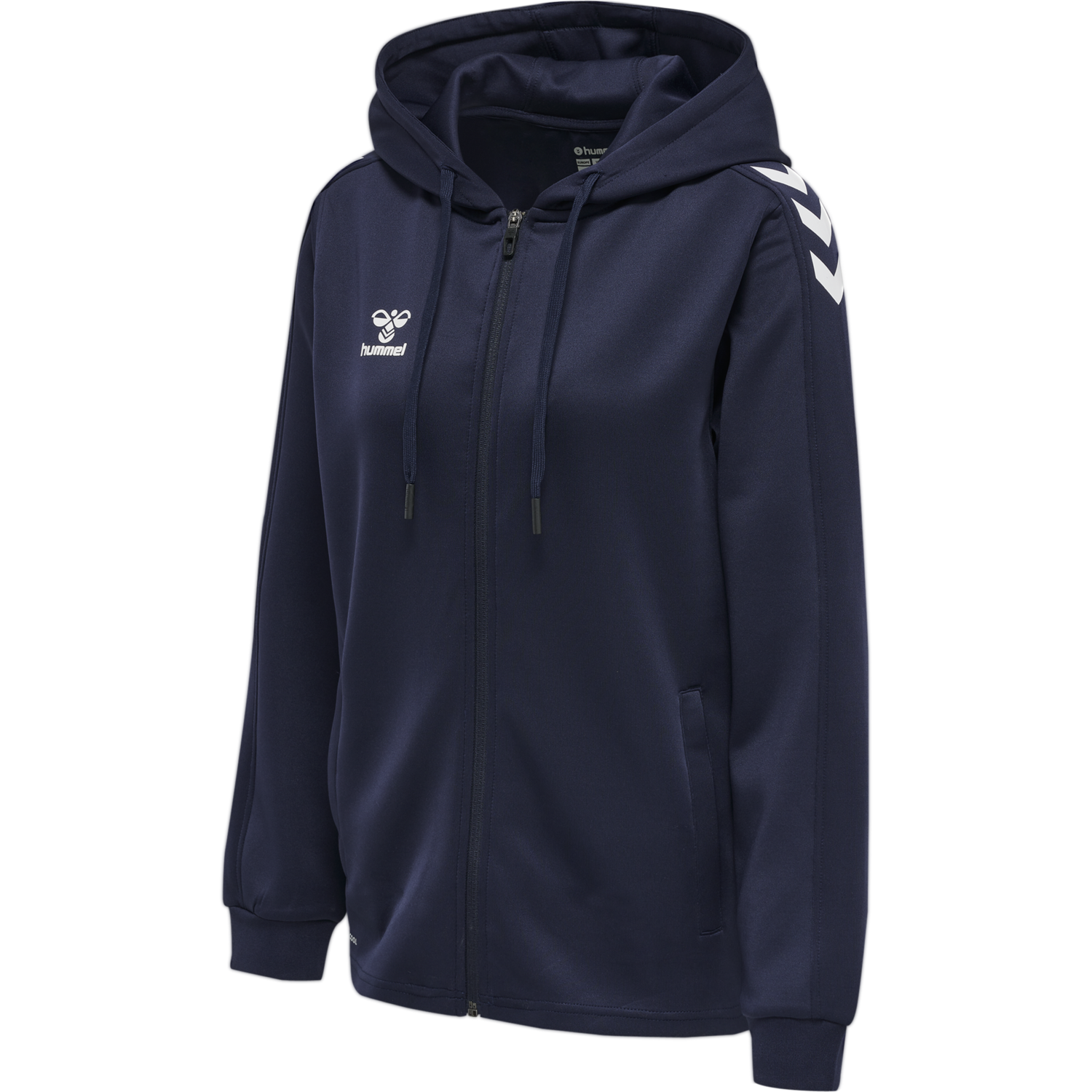 hmlCORE XK POLY ZIP HOOD SWEAT WOMA