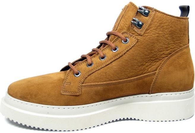 Rehab - Morris - Veterboot - Cognac - Nubuck Leer - Gerecycled Rubber